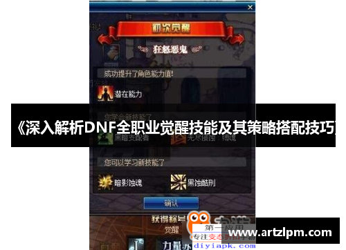 《深入解析DNF全职业觉醒技能及其策略搭配技巧》
